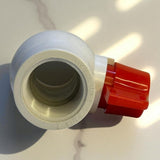 Llave De Paso Agua Fria 1'' Rosca Pvc Kobatex