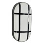 Vapoleta Led Ovalada decorativa Negra 24W 85-265V 6500K IP54 Lumistar