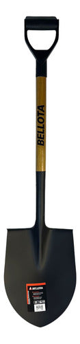 Pala Redonda Mango Plastico 5582-4 Bellota