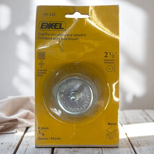 Cepillo De Copa Para Taladro 2 1/2'' Exxel