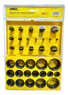 Set Juego Oring Sello De Goma Exxel 407 Pzs