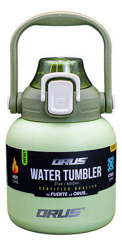 Termo 800ml A/inox Push Orus