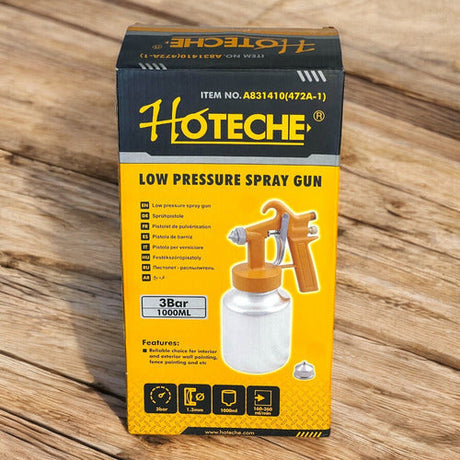 PISTOLA PARA PINTAR 1000ML 3BAR BAJA PRESION HOTECHE