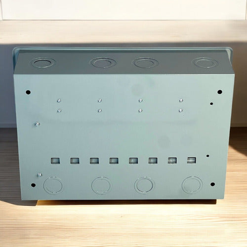 Tablero De Embutir 8 Linea Thql 20-100am Con Puerta Vitron
