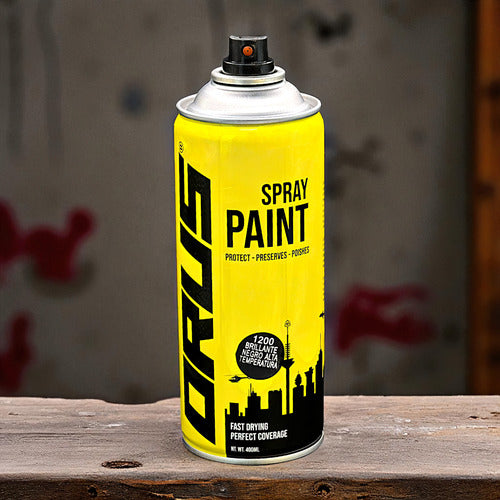 Pintura En Spray Alta Temperatura 400ml Orus