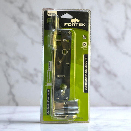 Cerradura De Embutir 25mm Fortek