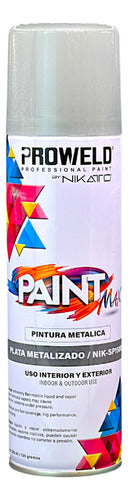Pintura En Spray Metalico 250ml Proweld