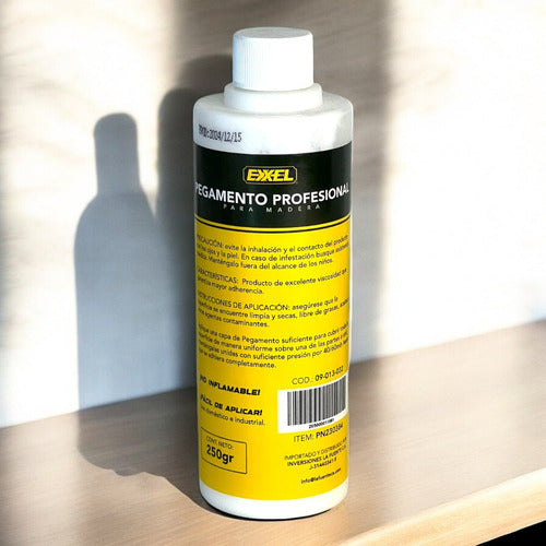 Pega Cola Blanca Para Madera Carpintería 250gr Exxel