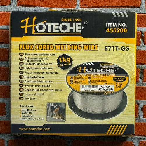 Alambre Para Soldar Con Nucleo Fundente 1mm Hoteche