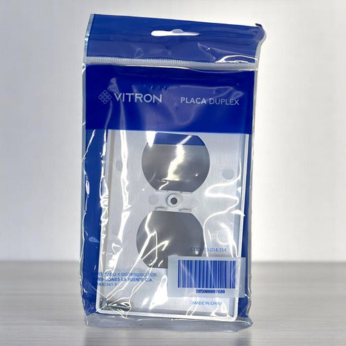 Tapa Para Toma Corriente Plastico Sencillo Pack 6 Und Vitron