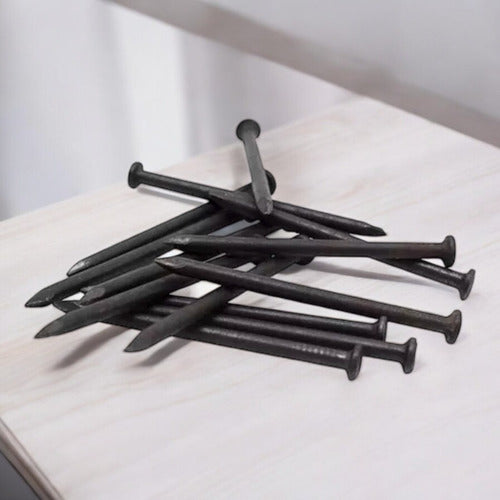 Clavo Acero Negro 3/4  Set De 100 Piezas Pack De 2 Und Exxel