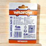 Cinta Doble Faz Negro 1mtx25mm Pack 2und Wadfow