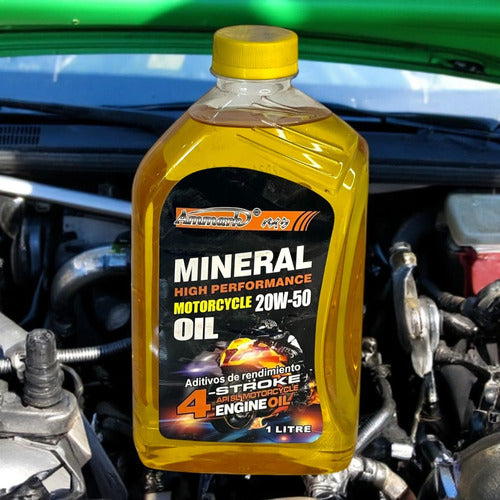 Lubricante 4t 1lt 20w-50 Mineral Ammark