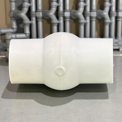 Llave De Paso 1'' Lisa Pvc Orus