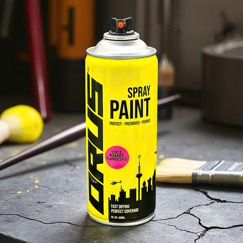 Pintura En Spray Fluorescente 400ml Orus