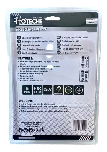 Juego De Destornillador 6pcs Hoteche