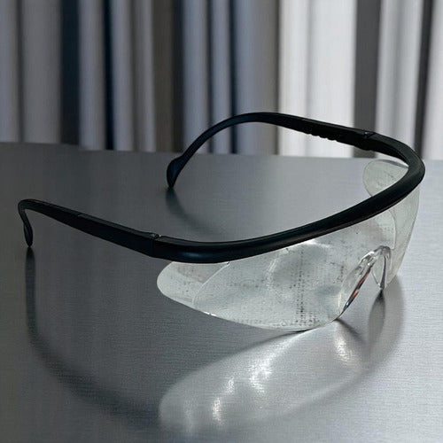 Lentes De Seguridad Transparente P/negra Exxel