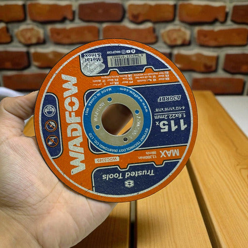 Disco De Corte Fino 4 1/2  Wadfow