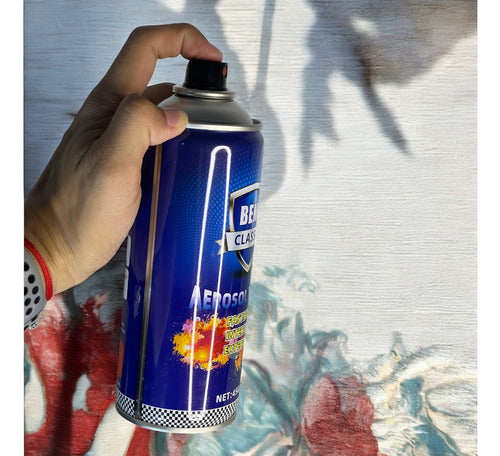 Pintura En Spray Negro Brillante Benf