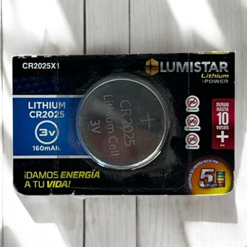 Pilas Batería Botón Cr2025 3v Lithium Lumistar