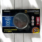 Pilas Batería Botón Cr2025 3v Lithium Lumistar