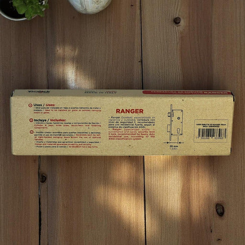 Cerradura De Embutir 35mm 83 Ranger Visalock CISA