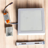 Panel Led Cuadrado Sobreponer 15w 6500k 85-265v Run