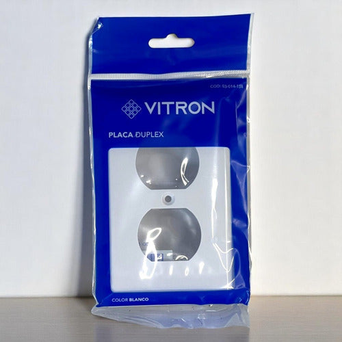 Tapa Para Toma Corriente Plastico Sencillo Pack 6 Und Vitron