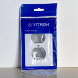 Tapa Para Toma Corriente Plastico Sencillo Pack 6 Und Vitron