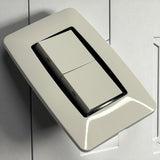 Interruptor Doble 3way Blanco Moderna Lumistar