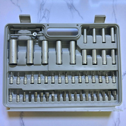 Juego De Rachet 1/4'' - 1/2'' 112pzs Victeche