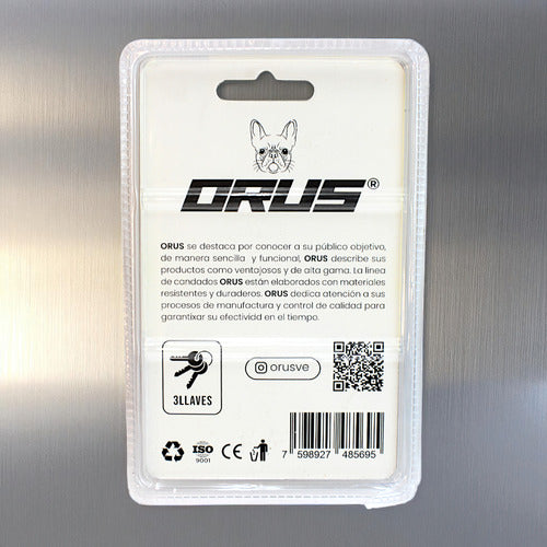 Candado De Bronce 40mm Orus