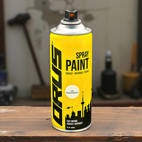 Pintura Spray Lacover Transparente 400ml Orus