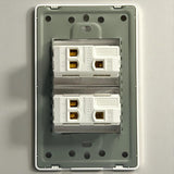 Interruptor Doble Elite 3 Way Blanco Lumistar