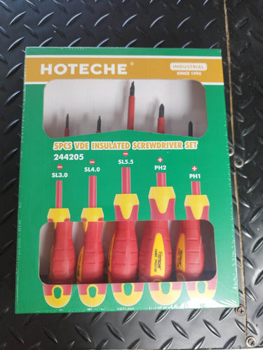 Juego Destornilladores Aislados 5pcs Hoteche