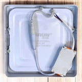 Panel Led Cuadrado Sobreponer 15w 6500k 85-265v Run