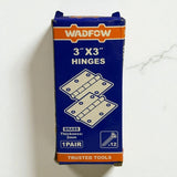 Bisagra Puerta/madera 3''x3'' Par Dorada Wadfow
