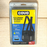 Faja Lumbar Con Tirantes Talla L Para Trabajos Pesados Covo