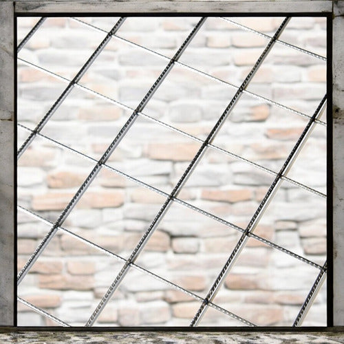 Malla Cuadrada Galvanizada 4x4 0.91mx1mt Exxel