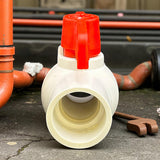Llave De Paso 1'' Lisa Pvc Orus
