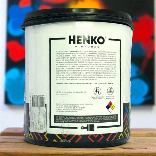 Pintura De Caucho Galón Henko Clase C