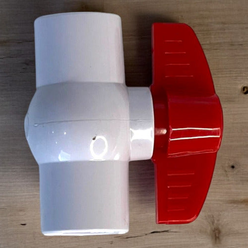 Llave De Paso 1/2"  Rosca PVC Pesada Atouan