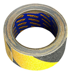CINTA ANTIRESBALANTE NEGRO/AMARILLO 50MM X5MTS WADFOW