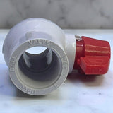 Llave De Paso 3/4'' Rosca Pvc Pesada Atouan