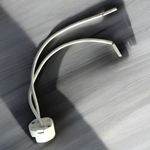 Socate Dicroico Bipin De Porcelana Pack 6u C/cable Lumistar