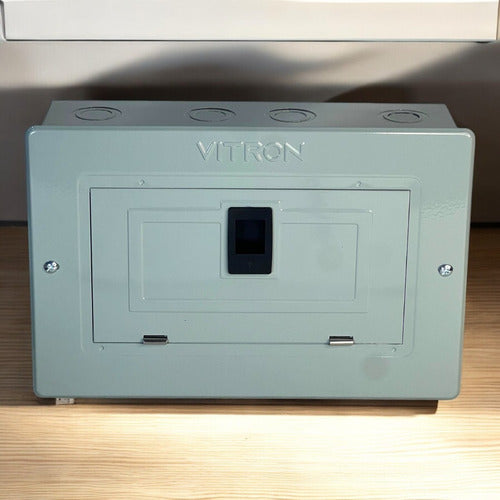 Tablero De Embutir 8 Linea Thql 20-100am Con Puerta Vitron