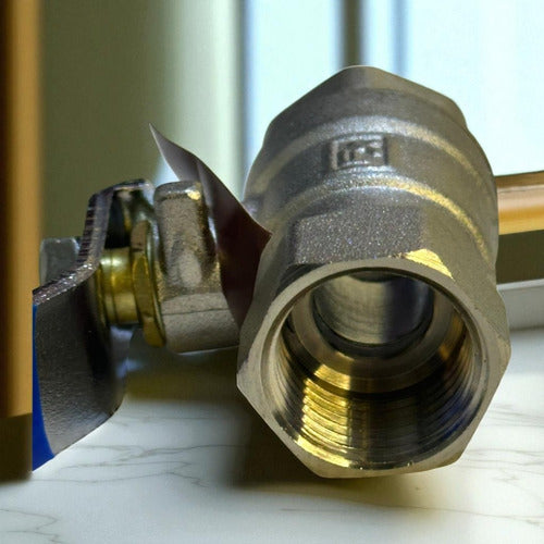 Llave De Paso Af 1/2'' Rapido Bronce Faguax