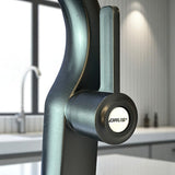 Llave Griferia De Lavamanos Negro Mate Orus