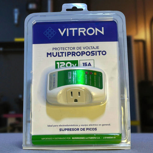 Protector Voltaje Vitron 120v Para Electrodomésticos