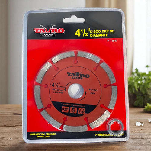 Disco Diamantado 4.5  Segmentado Tauro